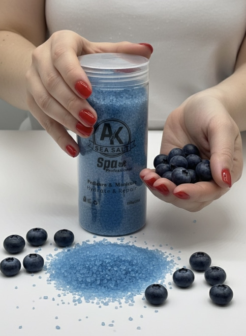 نمک دریایی برندAK رایحه بلوبری