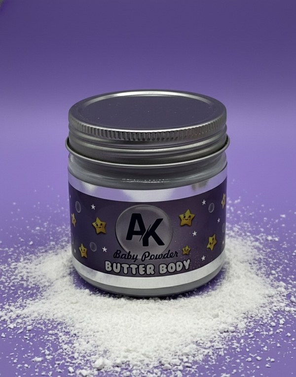 کره بدن برند AK رایحه پودر بچه