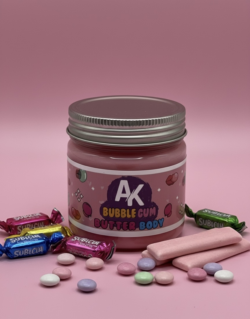 کره بدن برند AK رایحه آدامس