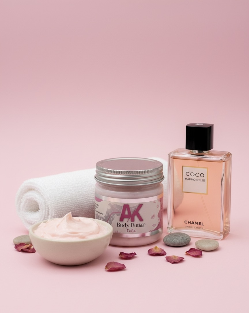 کره بدن برندAK رایحه عطری کوکو