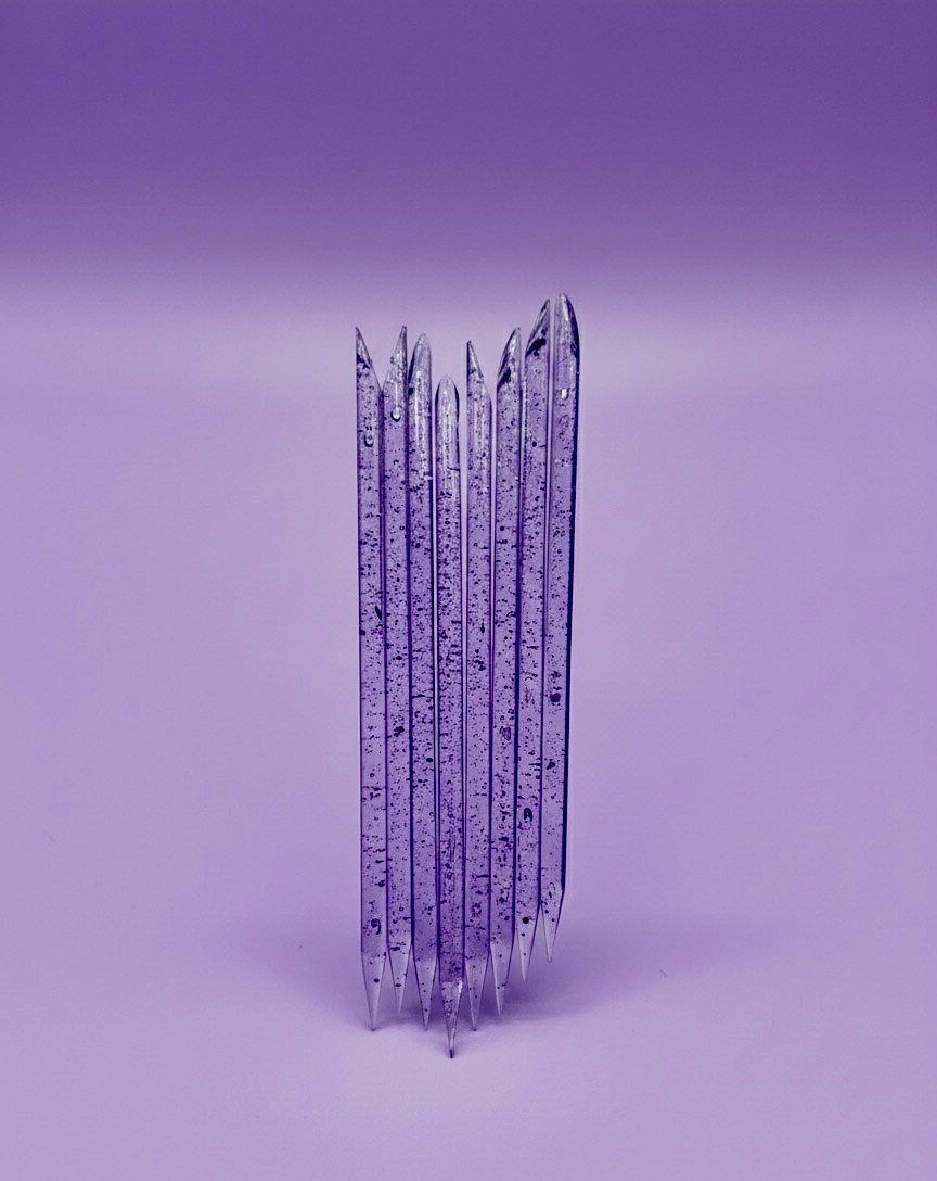 پوشر ناخن شیشه ای اکلیلی یک بار مصرف