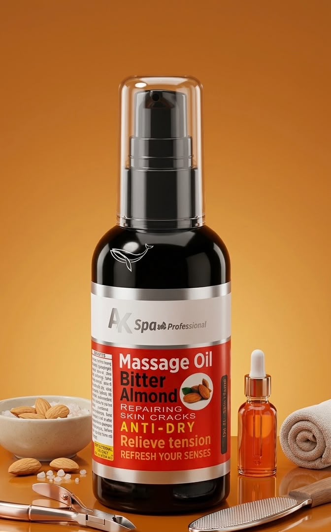 روغن ماساژ AK با عصاره بادام تلخ